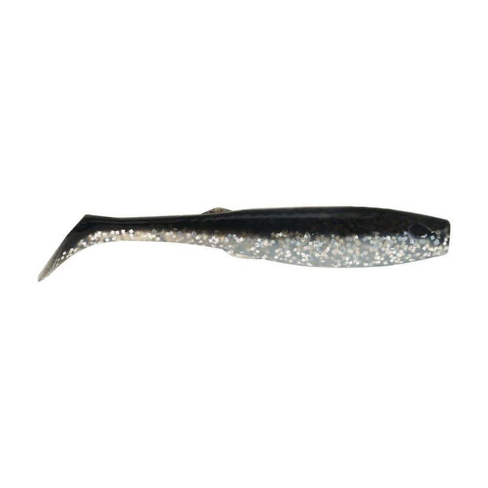 Berkley Qualifies for Free Shipping Berkley Gulp Saltwater Jerkshad 4" Black Silver #1520442