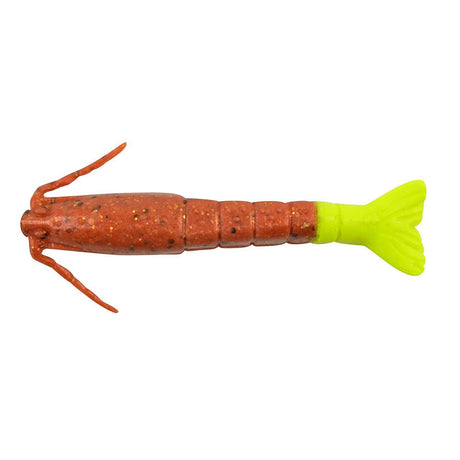 Berkley Qualifies for Free Shipping Berkley Gulp Shrimp 3" New Penny/Chartreuse #1240005