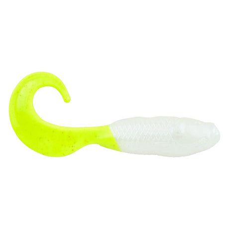 Berkley Qualifies for Free Shipping Berkley Gulp Swimming Mullet 4" Pearl White/Chartreuse #1519934