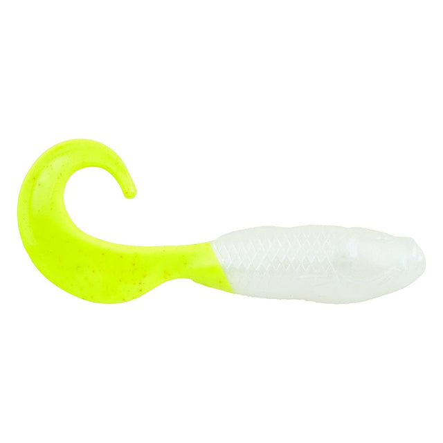 Berkley Qualifies for Free Shipping Berkley Gulp Swimming Mullet 4" Pearl White/Chartreuse #1519934