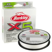 Berkley Qualifies for Free Shipping Berkley X5 Braid Crystal 10/4 328 Yards #1486790