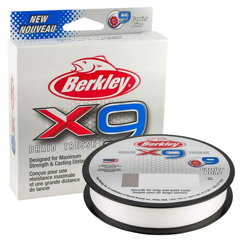 Berkley Qualifies for Free Shipping Berkley X9 Braid Crystal 10 lb 328 Yards #1486896