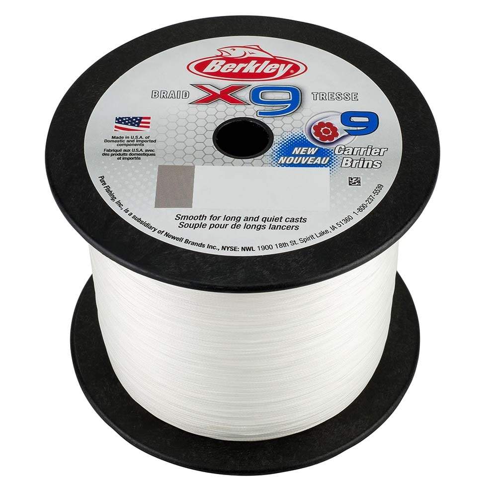 Berkley Qualifies for Free Shipping Berkley X9 Braid Crystal 40 lb 2188 Yards #1486912