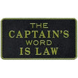 Bernard Engraving Qualifies for Free Shipping Bernard Engraving Captain's Word Is Law #FP-010