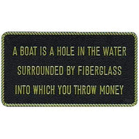 Bernard Engraving Qualifies for Free Shipping Bernard Engraving Fun Plaque A Boat Is #FP-054