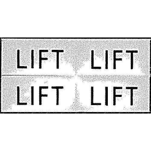 Bernard Engraving Qualifies for Free Shipping Bernard Engraving Identi Label Lift 4-pk #IL-06