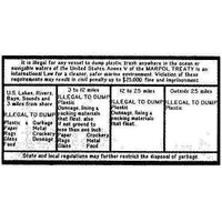 Bernard Engraving Qualifies for Free Shipping Bernard Engraving Illegal Dumping Plaque #P-227