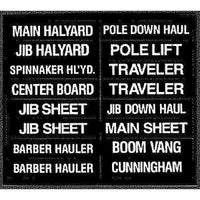 Bernard Engraving Qualifies for Free Shipping Bernard Engraving Labels For Sailboats 16-pk #IL-01