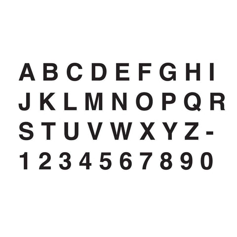 Bernard Engraving Qualifies for Free Shipping Bernard Engraving Letter Black 3" Stick-On I #PS-30-B-I