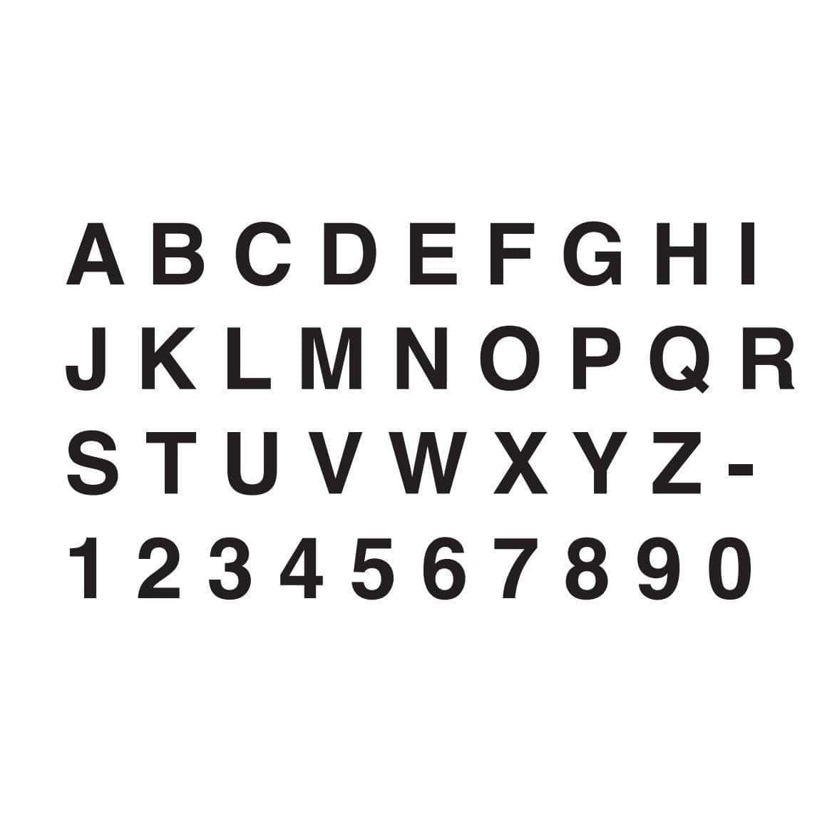 Bernard Engraving Qualifies for Free Shipping Bernard Engraving Letter Black 3" Stick-On U #PS-30-B-U