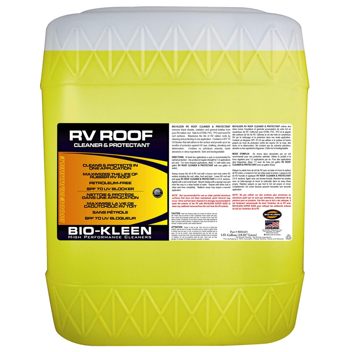 Biokleen RV Roof Cleaner and Protectant 5-Gallon #M02415