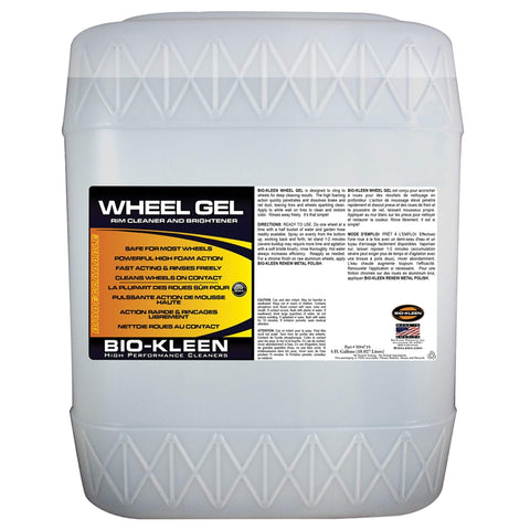 Biokleen Wheel Gel Rim and Tire Cleaner 5-Gallon #M04715