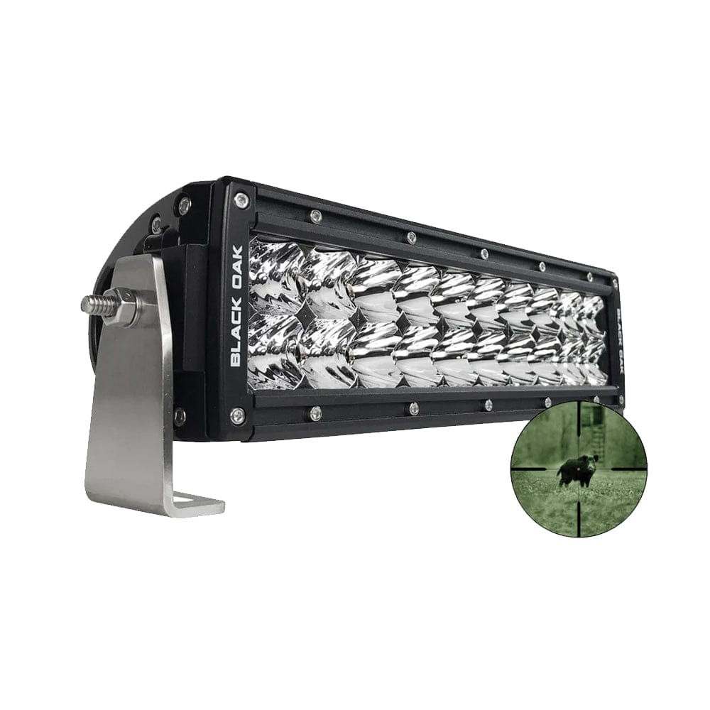 Black Oak LED Qualifies for Free Shipping Black Oak 10" Infrared Double Row 940nm Black #10IR-940