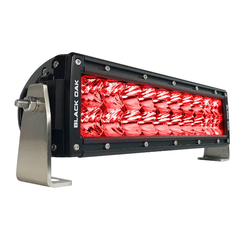 Black Oak LED Qualifies for Free Shipping Black Oak 10" Predator Red LED Double Row Light Bar #10R-D3OS