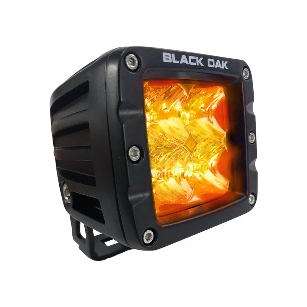 Black Oak LED Qualifies for Free Shipping Black Oak 2" Flood Pod 3w Osram Black #2A-POD30S