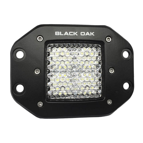 Black Oak LED Qualifies for Free Shipping Black Oak 2" Flush Flood 10w Cree Black #2F-FPOD10CR