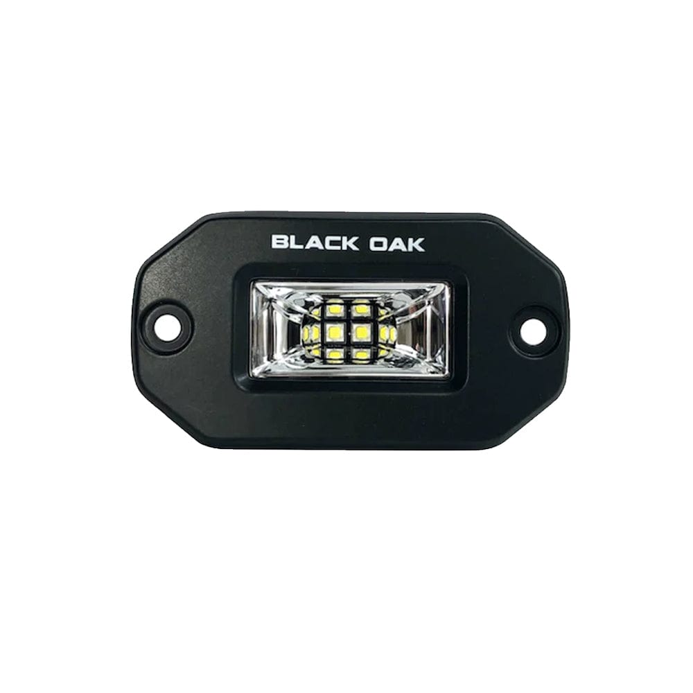 Black Oak LED Qualifies for Free Shipping Black Oak 2" Flush Mount Spreader Scene Black #2FSLB-S