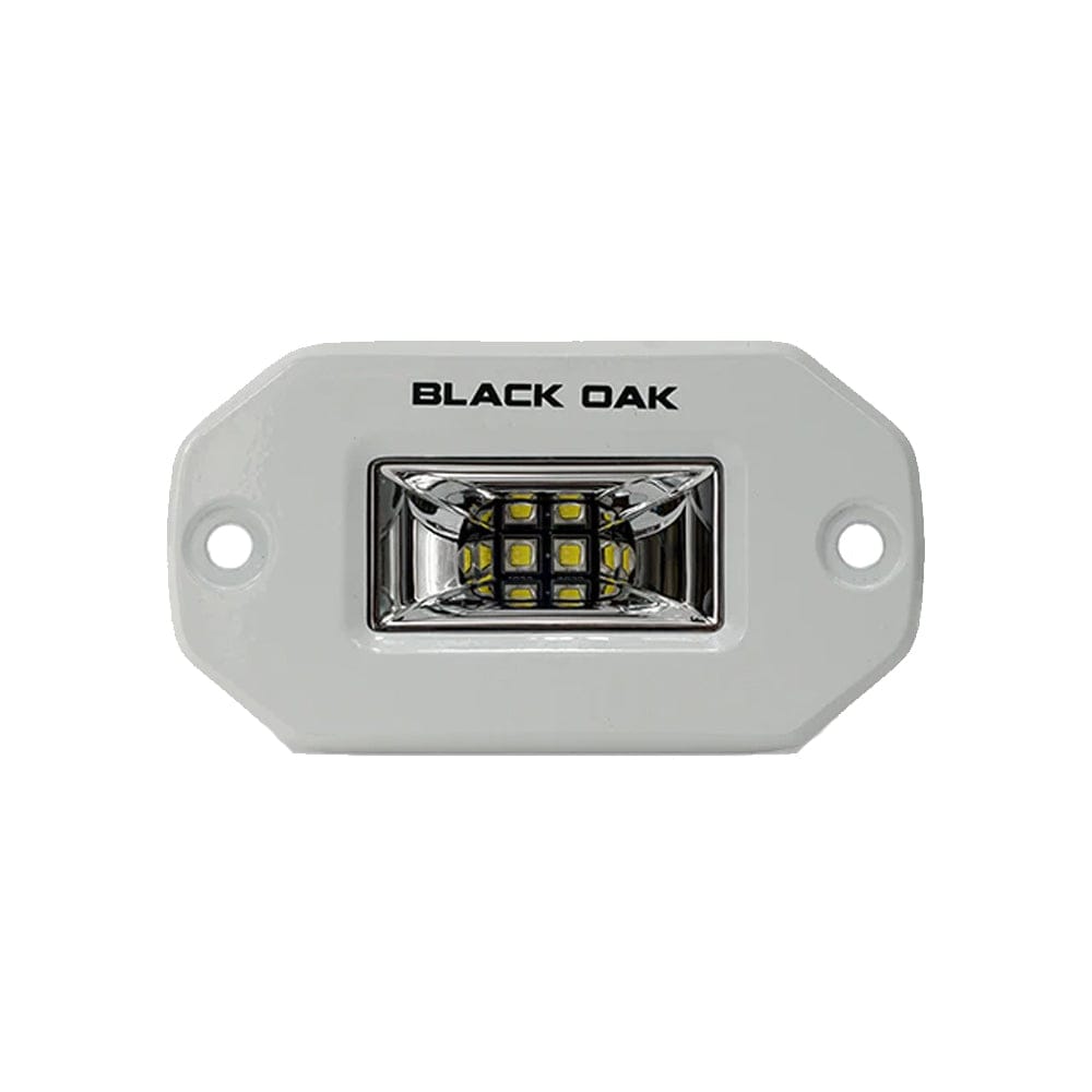 Black Oak LED Qualifies for Free Shipping Black Oak 2" Flush Mount Spreader Scene White #2FSL-SRPOD10CR