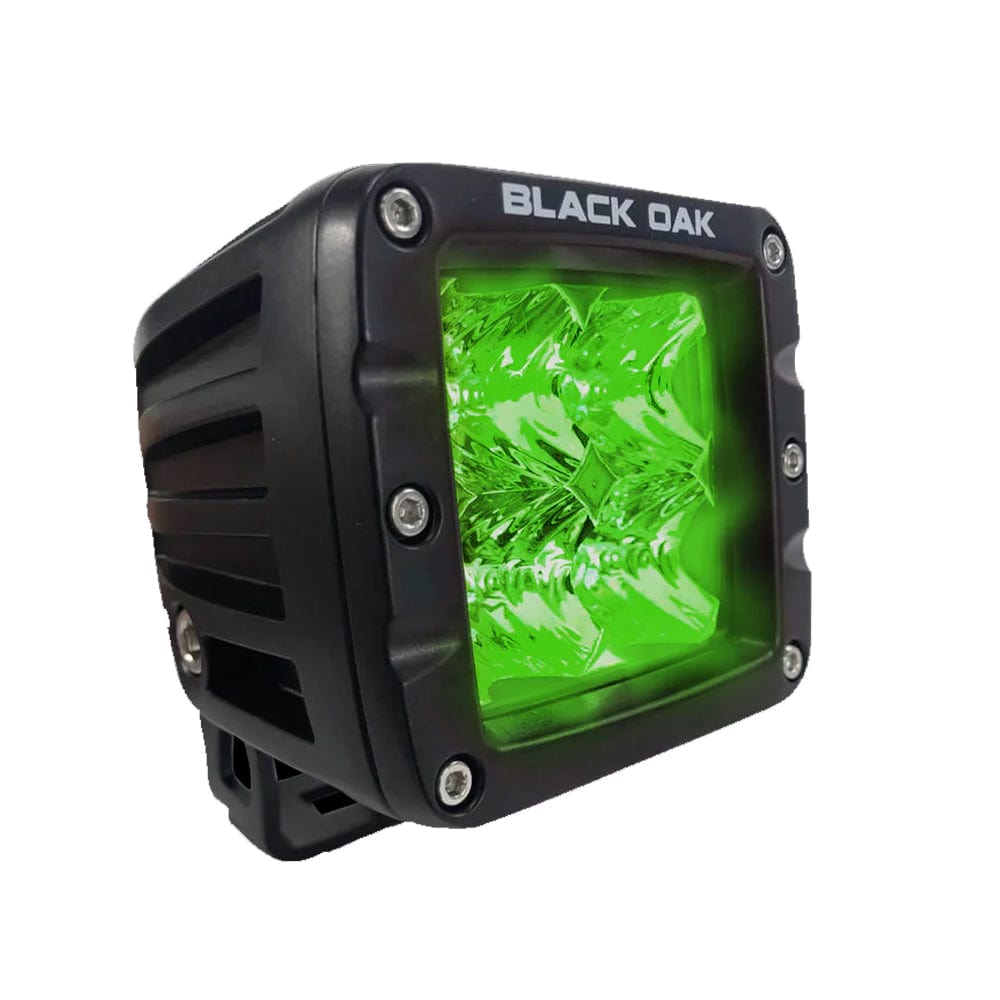 Black Oak LED Qualifies for Free Shipping Black Oak 2" Hog Hunting Green LED Pod Light #2G-POD3OS