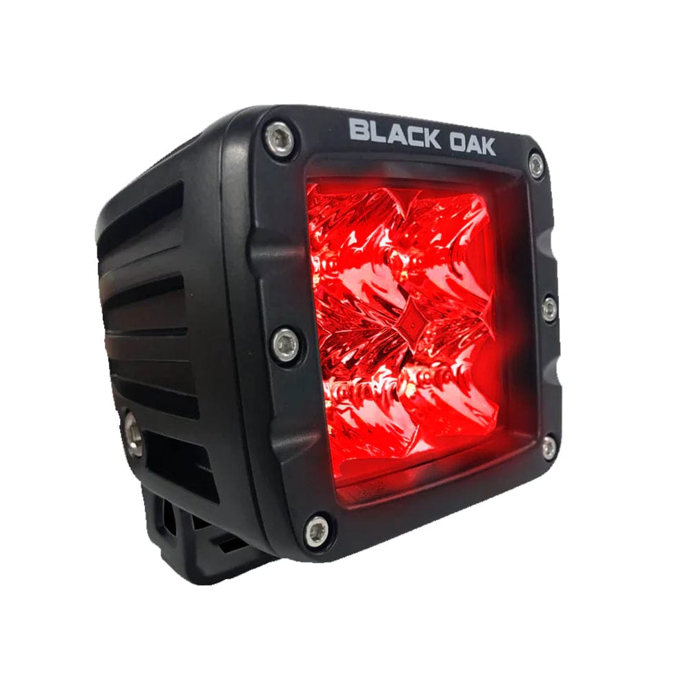 Black Oak LED Qualifies for Free Shipping Black Oak 2" Predator Red LED Pod Light #2R-POD3OS