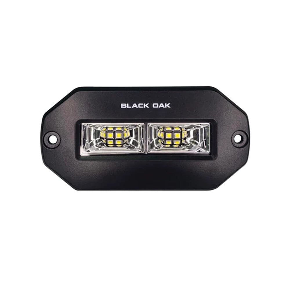 Black Oak LED Qualifies for Free Shipping Black Oak 4" Flush Mount Spreader Scene Black #4BFMSL-S