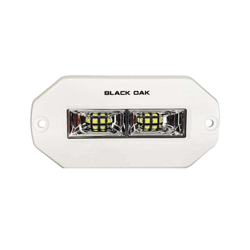Black Oak LED Qualifies for Free Shipping Black Oak 4" Flush Mount Spreader Scene White #4FMSL-S