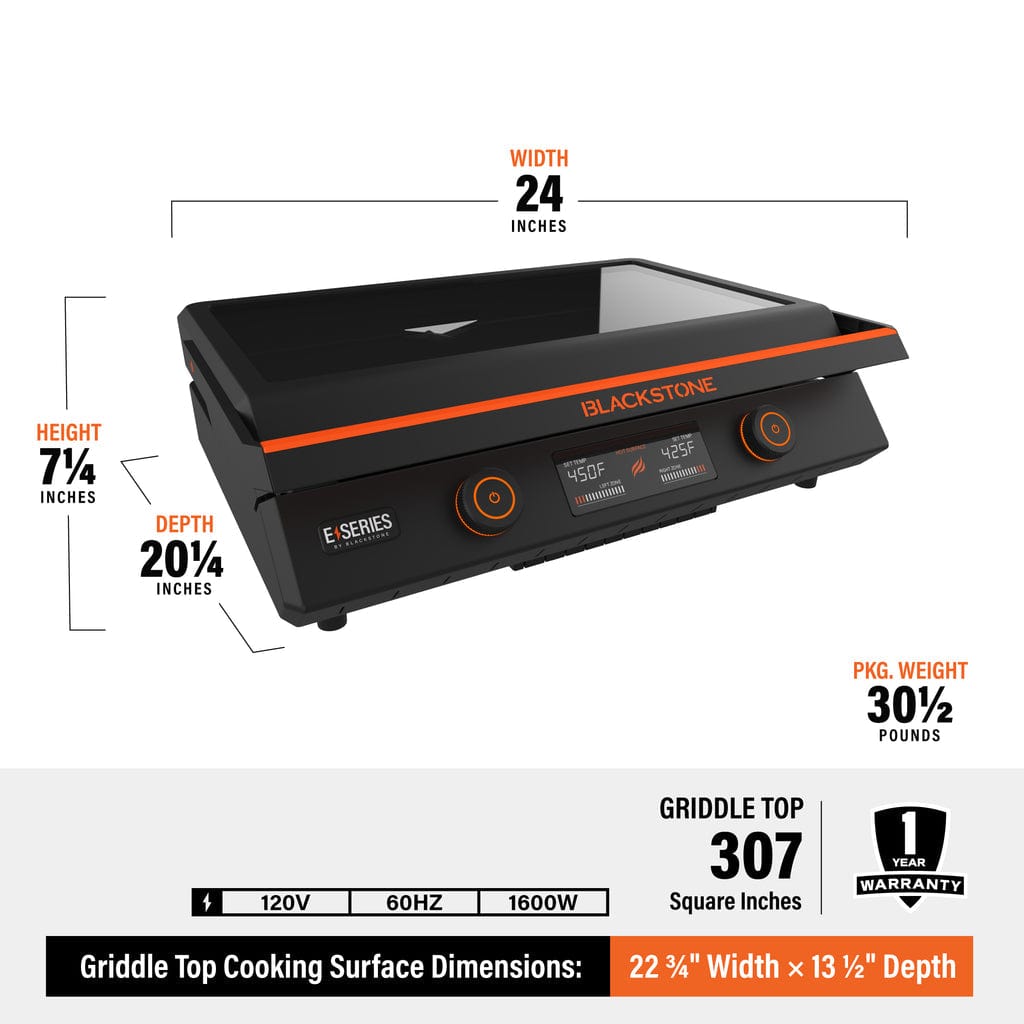 Blackstone Not Qualified for Free Shipping Blackstone E-Series Electric Griddle 22" #8001