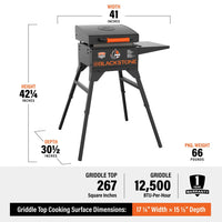 Blackstone Oversized - Not Qualified for Free Shipping Blackstone On-the-Go Griddle with Hood 17
