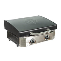 Blackstone Not Qualified for Free Shipping Blackstone Tabletop Griddle with SS Front Plate and Hood 22