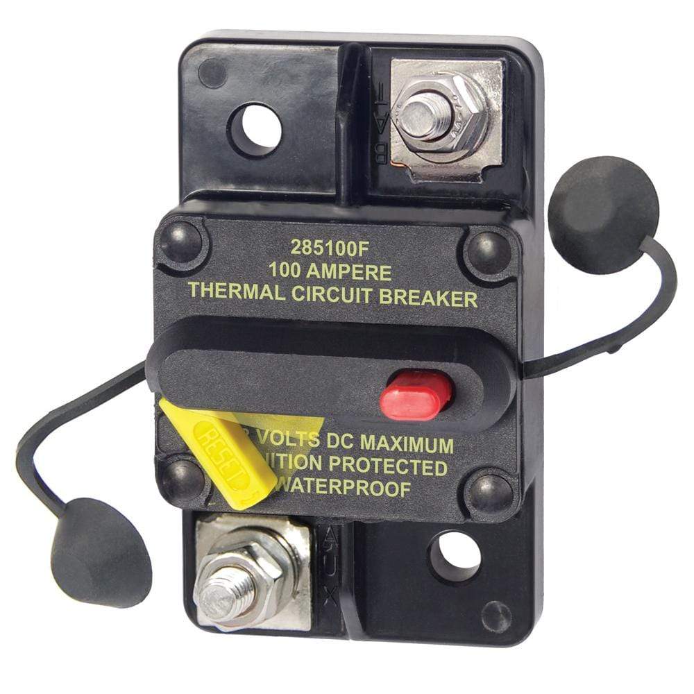 Blue Sea System Qualifies for Free Shipping Blue Sea 100a Circuit Breaker Surface-Mount 285 Series #7187