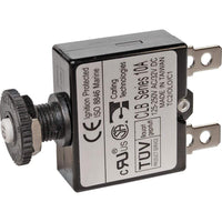 Blue Sea System Qualifies for Free Shipping Blue Sea 10a Push Button Thermal with Quick Connect Terminals #7054