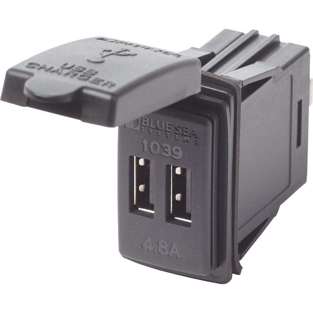 Blue Sea System Qualifies for Free Shipping Blue Sea 12/24v Dual USB Charger Contura Mount #1039