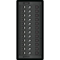 Blue Sea 12-Position Circuit Breaker Panel 12V 120a Vertical #1461