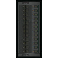 Blue Sea System Qualifies for Free Shipping Blue Sea 12-Position Square Main AC 360 Panel Rocker Style #1223