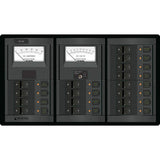 Blue Sea System Qualifies for Free Shipping Blue Sea 16-Position Rocker Switch Style 360 Panel with Ammeter #1201
