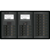 Blue Sea System Qualifies for Free Shipping Blue Sea 16-Position Rocker Switch Style 360 Panel with Ammeter #1201