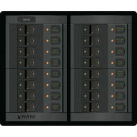 Blue Sea System Qualifies for Free Shipping Blue Sea 16-Position Square Main AC 360 Panel Rocker Style #1222