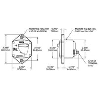 Blue Sea System Qualifies for Free Shipping Blue Sea 187 Series Thermal Circuit Breaker 50a #7039