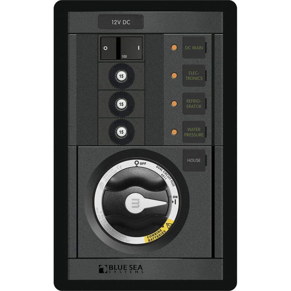 Blue Sea System Qualifies for Free Shipping Blue Sea 3-Position Vertical DC M-Series Battery Switch Panel #1408