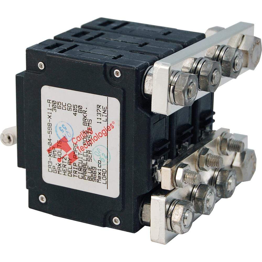 Blue Sea System Qualifies for Free Shipping Blue Sea 300a C-Series Triple-Pole Toggle DC Circuit Breaker #7271
