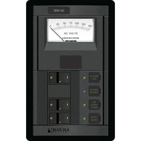Blue Sea System Qualifies for Free Shipping Blue Sea 360 Panel 120v AC Main Plus 2-Position #1206