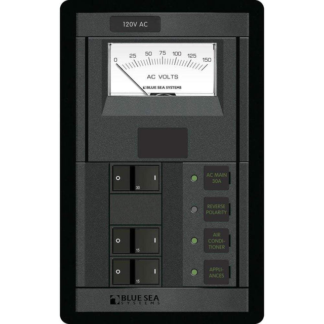 Blue Sea System Qualifies for Free Shipping Blue Sea 360 Panel 120v AC Main Plus 2-Position #1206