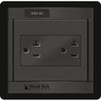 Blue Sea System Qualifies for Free Shipping Blue Sea 360 Panel 120v Dual Outlet #1479