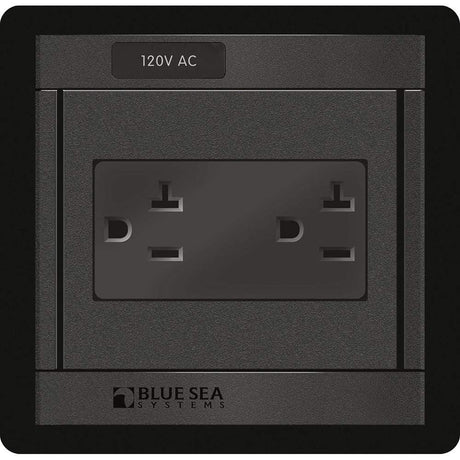 Blue Sea System Qualifies for Free Shipping Blue Sea 360 Panel 120v Dual Outlet #1479