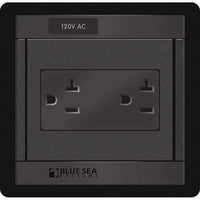 Blue Sea System Qualifies for Free Shipping Blue Sea 360 Panel 120v Dual Outlet #1479