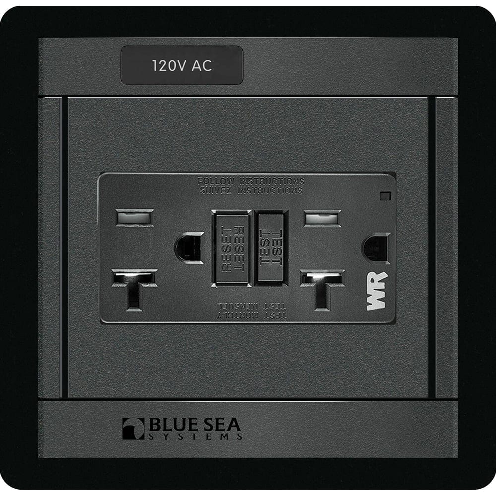 Blue Sea System Qualifies for Free Shipping Blue Sea 360 Panel 120v GFCI Outlet #1499