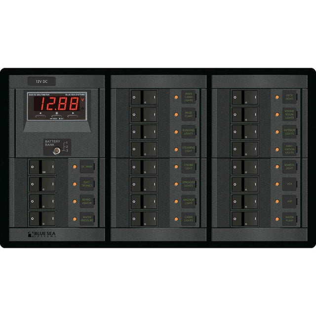 Blue Sea System Qualifies for Free Shipping Blue Sea 360 Panel 12v DC Main Plus 19-Position #1221