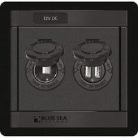 Blue Sea System Qualifies for Free Shipping Blue Sea 360 Panel 12v DC Socket & Dual USB Charger #1478