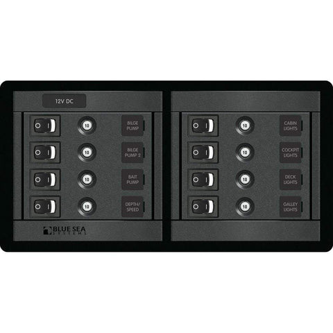 Blue Sea System Qualifies for Free Shipping Blue Sea 360 Panel 8-Position Switch CLB Horizontal #1456