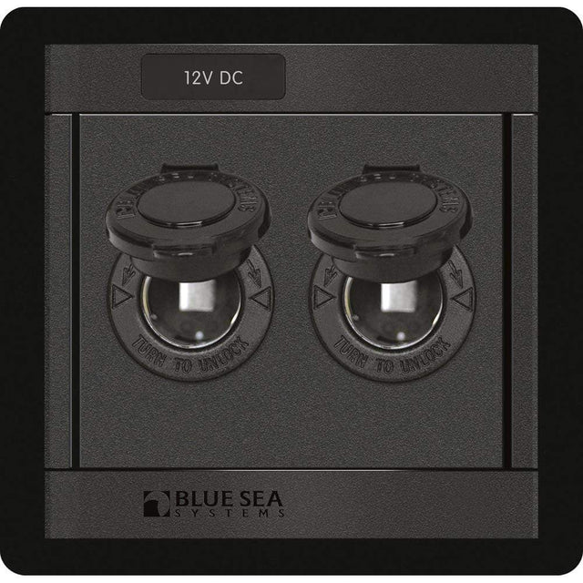 Blue Sea System Qualifies for Free Shipping Blue Sea 360 Panel DC 12v Socket Panel #1472